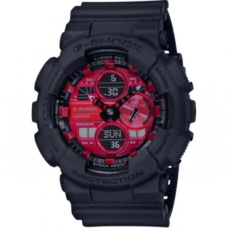 Casio G-Shock GA-140AR-1ADR Erkek Kol Saati Casio G-Shock GA-140AR-1ADR Erkek Kol Saati