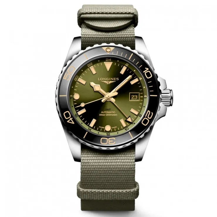 L37904062 Longines Hydroconquest GMT Erkek Kol Saati L3.790.4.06.2