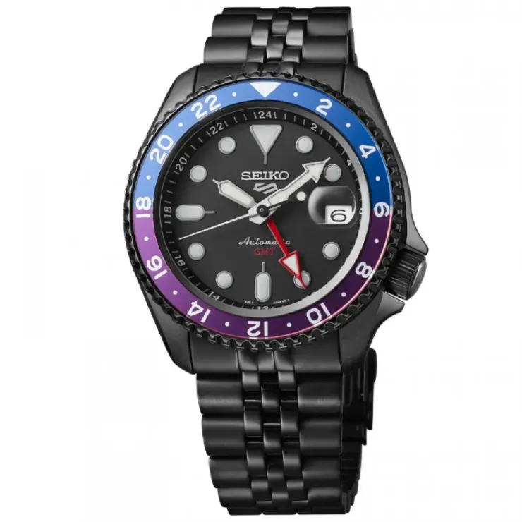 Seiko 5 Sports Otomatik GMT SSK027K Erkek Kol Saati SSK027K1