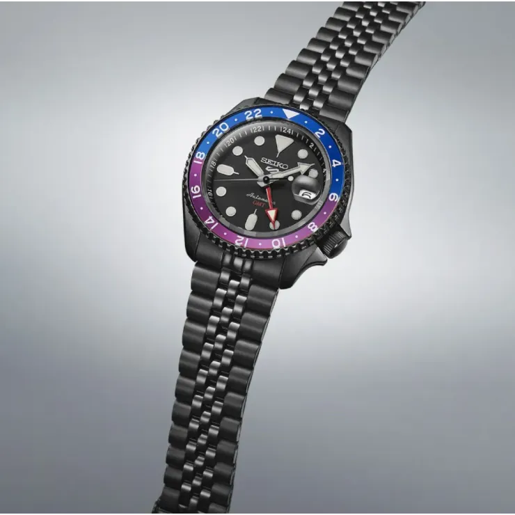 Seiko 5 Sports Otomatik GMT SSK027K Erkek Kol Saati SSK027K1