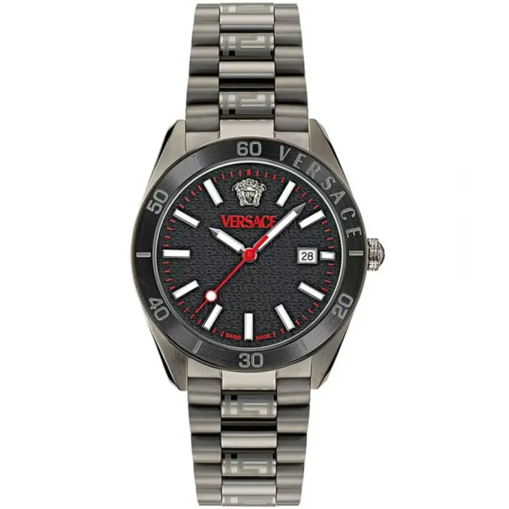 Versace V-Dome VRSCVE8E00724 Erkek Kol Saati VE8E00724 Versace V-Dome VRSCVE8E00724 Erkek Kol Saati VE8E00724